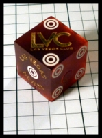 Dice : Dice - Casino Dice - Las Vegas Club Bullseye Pips Casino - Gambler Supply Feb 2014